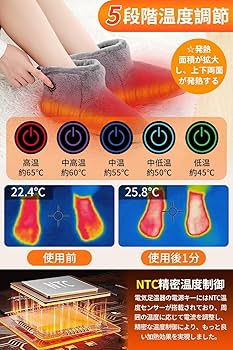 Amazon.co.jp: 電気スリッパ 足温器 2024最新設計 日本製